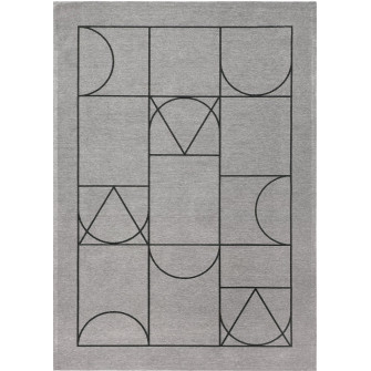 Alfombra SIGNET GREY (Art Deco Collection)